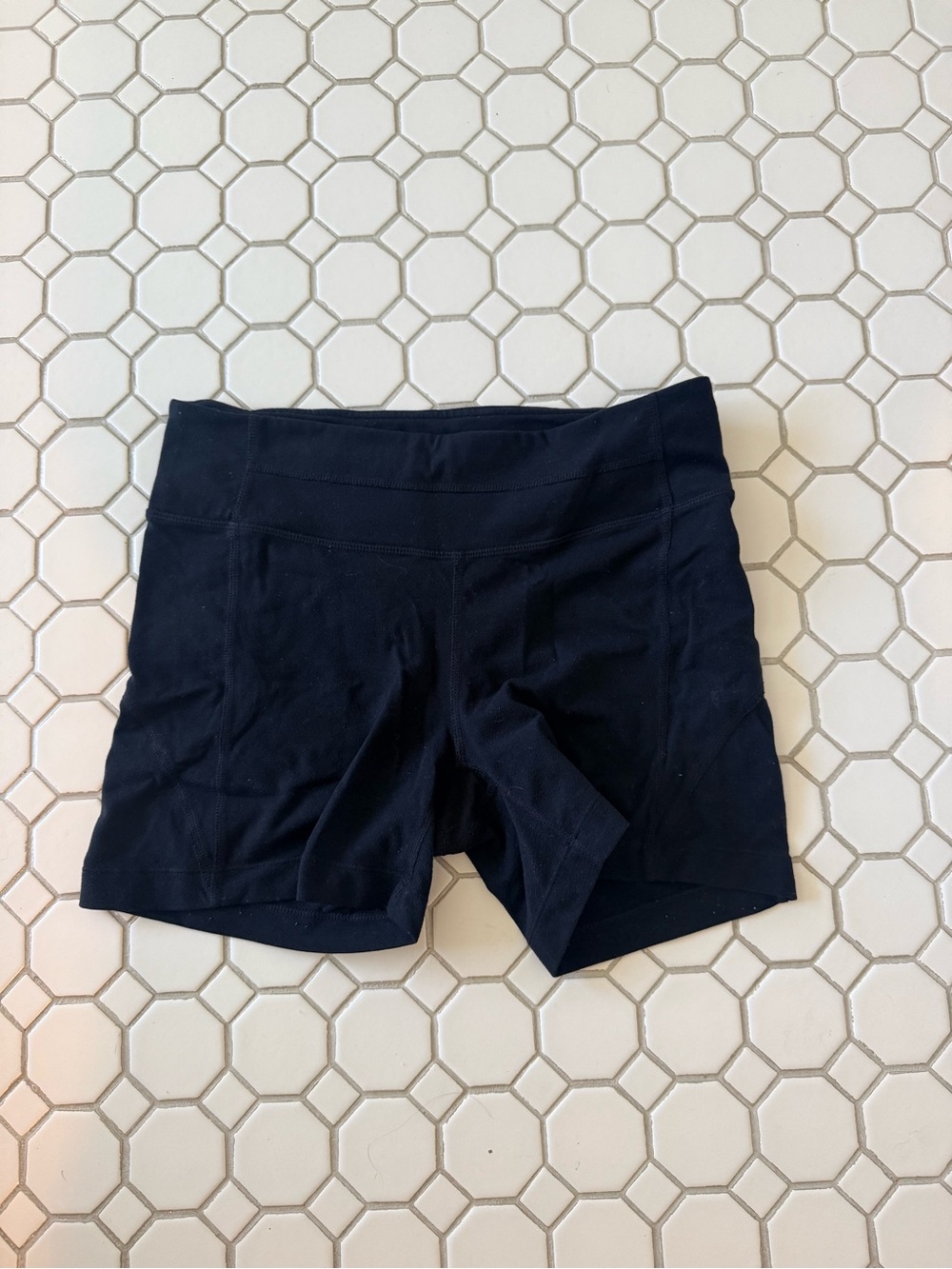 Athleta Black High-Rise Bike Shorts